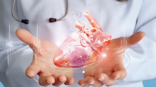 Herz Hände Kardiologe Kardiologie